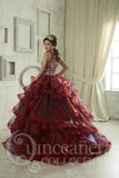 Beautiful quinceanera, sweet 16, engagement ball gown dress designed by House of Wu