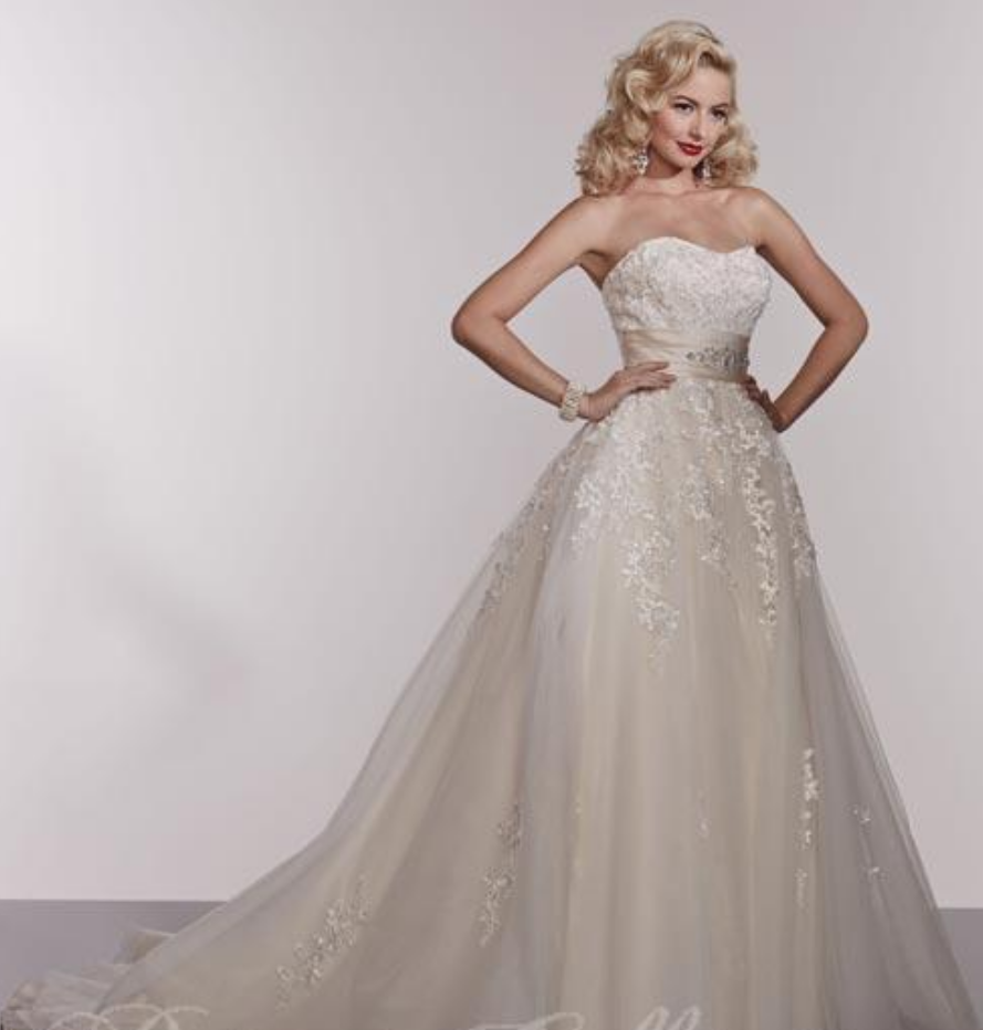 Wedding dress lace beaded ballgown Designer – Bela Bridal