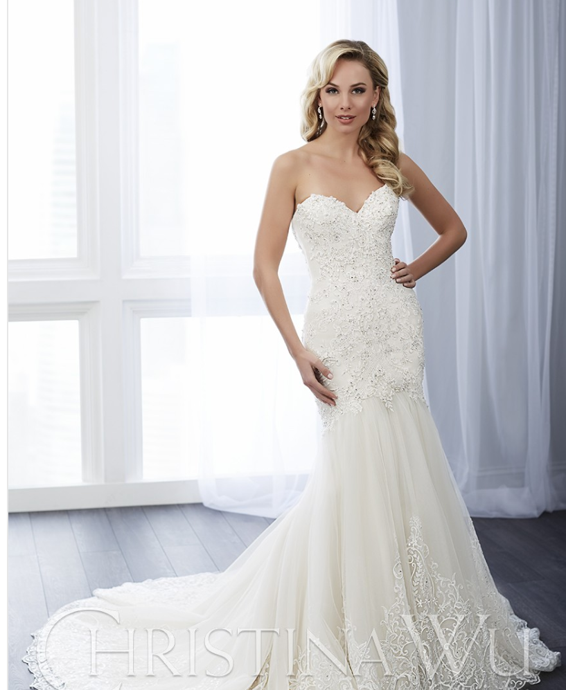 Wedding dress lace mermaid Designer